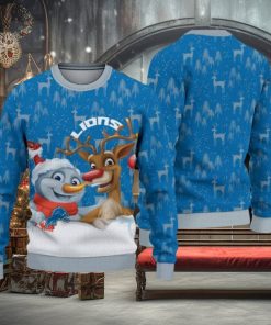 NFL Detroit Lions Christmas Reindeer Sport Christmas Ugly Sweater 3D 1 NFL Detroit Lions Christmas Reindeer Sport Christmas Ugly Sweater 3D