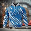 NRL Brisbane Broncos Custom Name Number ANZAC Day Zip Up Hoodie