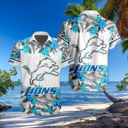 NFL Detroit Lions Hawaiian Shirt Special Floral Tropical Team Spirit