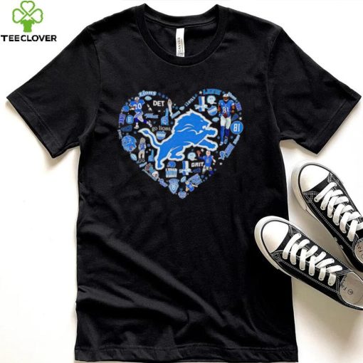 NFL Detroit Lions Heart I Love Detroit Lions Football hoodie, sweater, longsleeve, shirt v-neck, t-shirt