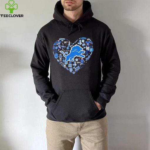 NFL Detroit Lions Heart I Love Detroit Lions Football hoodie, sweater, longsleeve, shirt v-neck, t-shirt