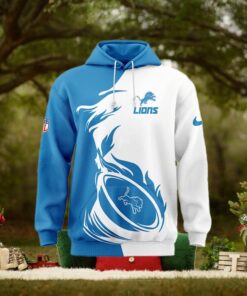 NFL Detroit Lions Luxury Pullover Hoodie