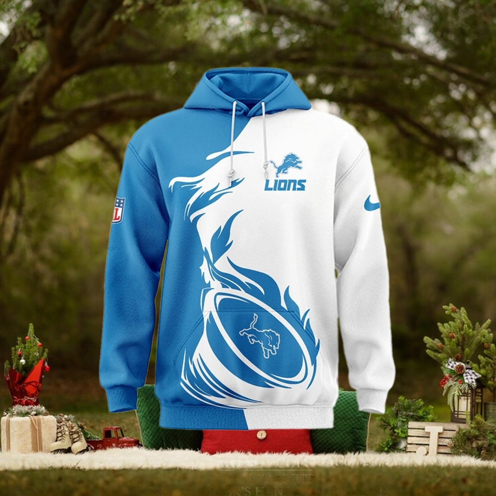 NFL Detroit Lions Luxury Pullover Hoodie NFL Detroit Lions Luxury Pullover Hoodie