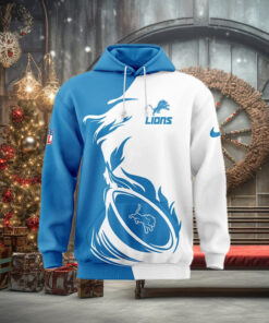 NFL Detroit Lions Luxury Pullover Hoodie