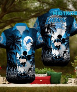 NFL Detroit Lions Mickey Hawaiian Shirt