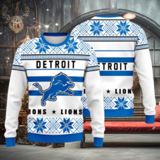 NFL Detroit Lions New Style Knitted Ugly Christmas Sweater Great Gift For Fans