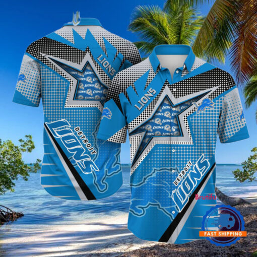 NFL Detroit Lions Special Football Team Star Hawaiian Shirts