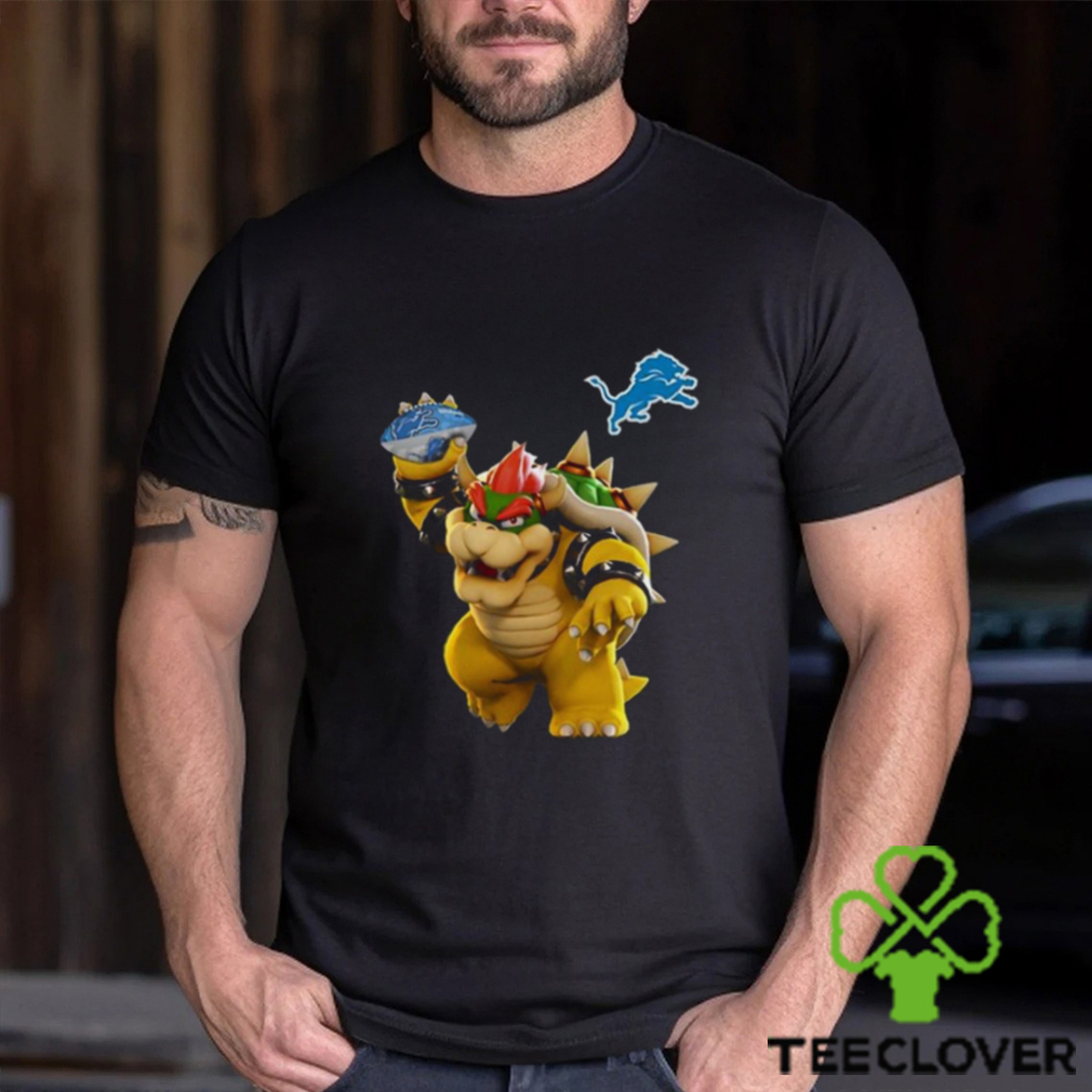 NFL Detroit Lions T Shirt Super Mario Nfl Super Mario Tshirt For Fans NFL Detroit Lions T Shirt Super Mario Nfl Super Mario Tshirt For Fans
