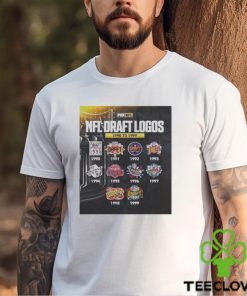 NFL Draft Logos From 1990 To 1999 Shirt