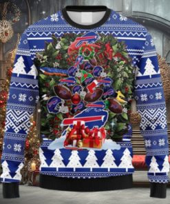NFL Fans Buffalo Bills Tree Ugly Christmas Fleece Sweater For Men Women