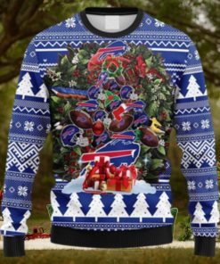 NFL Fans Buffalo Bills Tree Ugly Christmas Fleece Sweater For Men Women