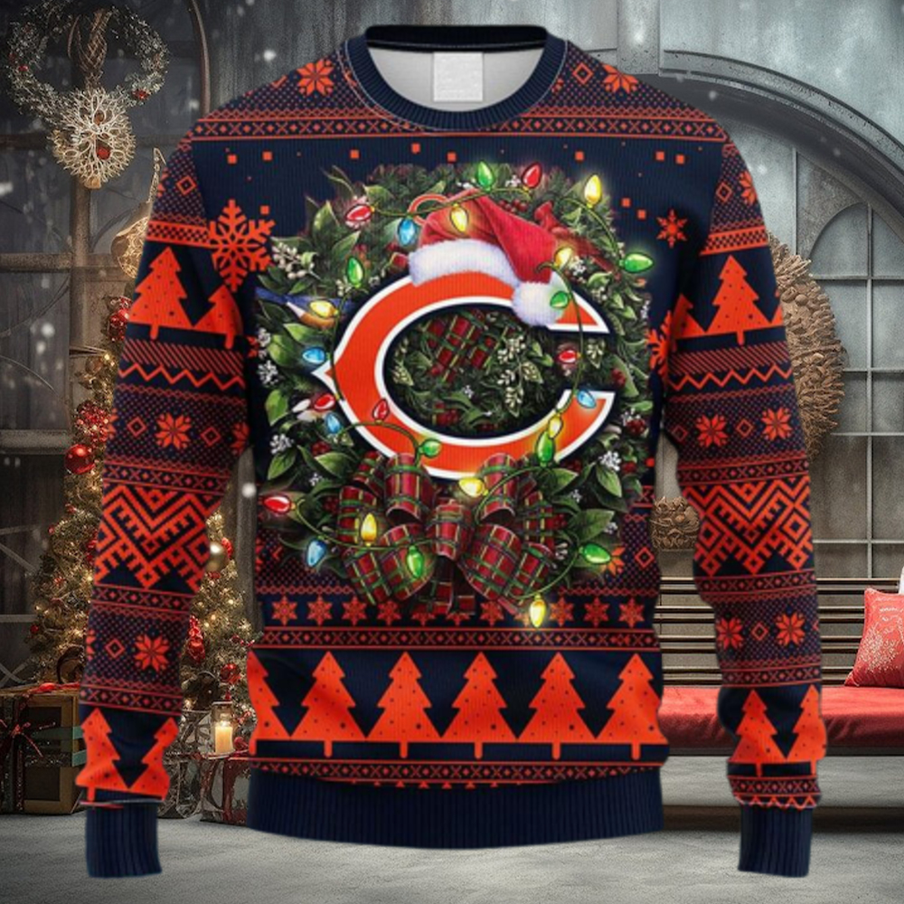 Cincinnati Bengals Christmas Snow Heart Pattern Ugly Christmas Sweater