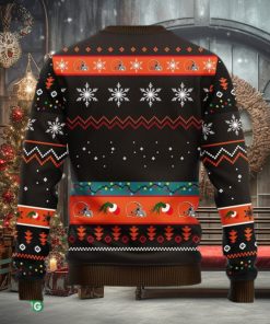 NFL Fans Cleveland Browns 12 Grinch Xmas Day Christmas Ugly Sweater For Men Women