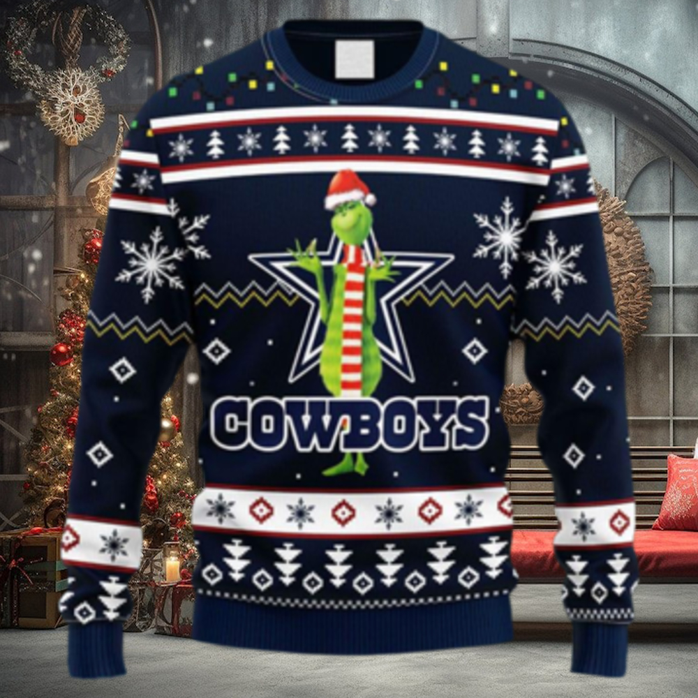 NFL Fans Dallas Cowboys Funny Grinch Christmas Ugly Sweater For Men Women NFL Fans Dallas Cowboys Funny Grinch Christmas Ugly Sweater For Men Women