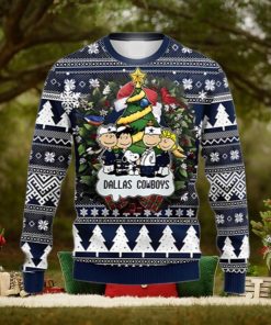 NFL Fans Dallas Cowboys Snoopy Dog Logo Ugly Christmas Sweater
