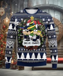 NFL Fans Dallas Cowboys Snoopy Dog Logo Ugly Christmas Sweater