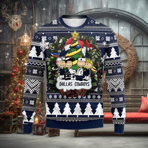 NFL Fans Dallas Cowboys Snoopy Dog Logo Ugly Christmas Sweater