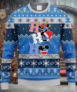 Tampa Bay Buccaneers HoHoHo Mickey Christmas Ugly Sweater –