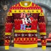 Bulldog Ugly Christmas Sweater Black Gift For Men And Women