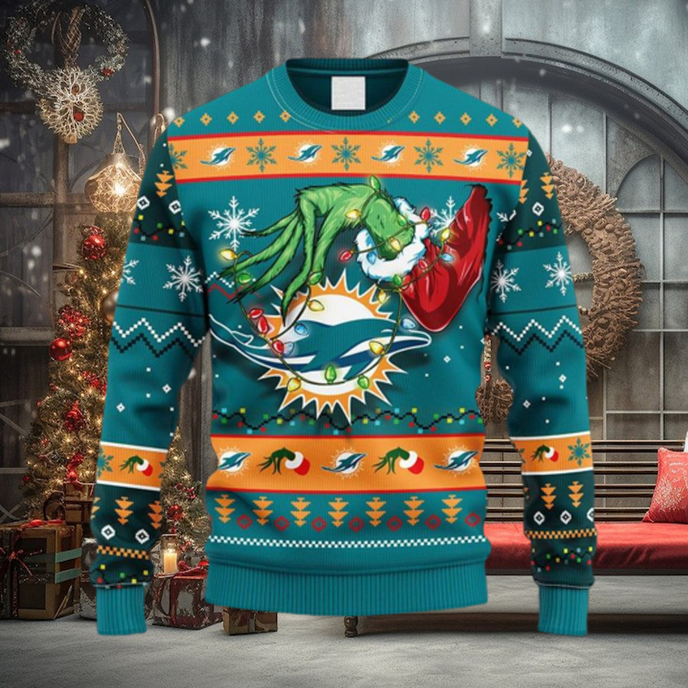 NFL Seattle Seahawks Ugly Christmas Sweater Grinch Show Your Team