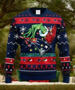 NFL Fans New England Patriots Grinch Christmas Ugly Sweater For Men Women