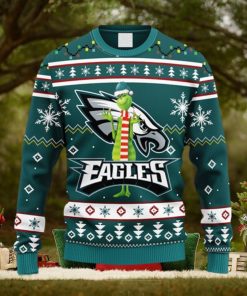 Philadelphia Eagles Christmas Gingerbread Man Ugly Sweater For Men