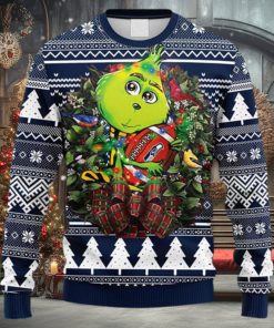 NFL Fans Seattle Seahawks Grinch Hug Christmas Ugly Sweater For Men Women