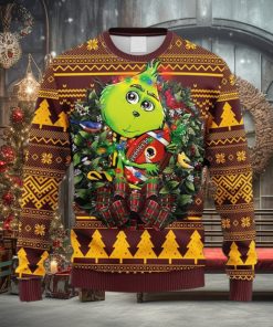 NFL Fans Washington Redskins Grinch Hug Christmas Ugly Sweater For Men Women