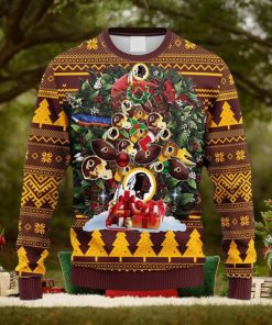 MLB Los Angeles Dodgers Tree Ugly Christmas Fleece Sweater For Fans