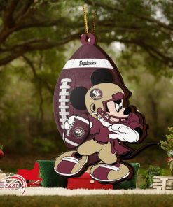 NFL Florida State Seminoles Mickey Mouse Christmas Ornament 2023 Christmas Tree Decorations