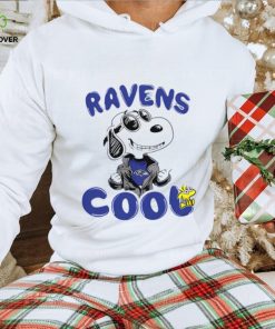 NFL Football Baltimore Ravens Cool Snoopy Shirt Youth T Shirt