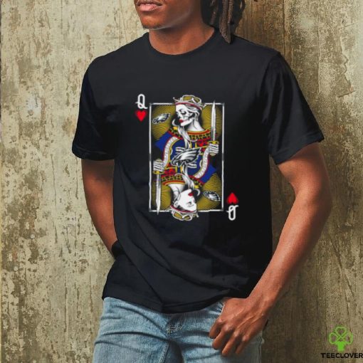NFL Football Philadelphia Eagles The Queen Of Hearts Card Shirt
