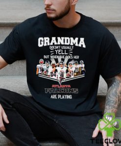 NFL Grandma Doesn’t Usually Yell But When She Does Her Atlanta Falcons Are Playing Football Team signature hoodie, sweater, longsleeve, shirt v-neck, t-shirt