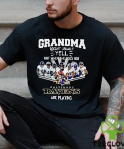 NFL Grandma Doesn’t Usually Yell But When She Does Her Baltimore Ravens Are Playing Football Team signature hoodie, sweater, longsleeve, shirt v-neck, t-shirt