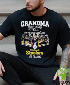 NFL Grandma Doesn’t Usually Yell But When She Does Her Pittsburgh Steelers Are Playing Football Team signature hoodie, sweater, longsleeve, shirt v-neck, t-shirt