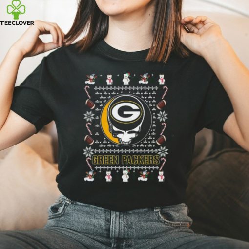 NFL Grateful Dead Green Bay Packers Ugly Christmas Shirt