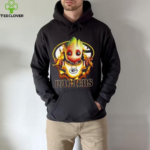 NFL Green Bay Packers Baby Groot hoodie, sweater, longsleeve, shirt v-neck, t-shirt