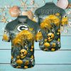 NFL Chicago Bears Halloween Skull Pumpkin Hawaiian Shirt