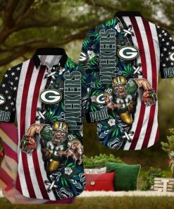 NFL Green Bay Packers Hawaii Shirt Mascot Aloha Summer Shirt