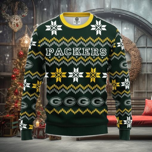 NFL Green Bay Packers Limited Edition 3D Sweater Christmas Gift For Sport Big Fans