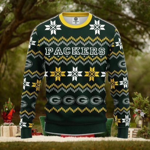 NFL Green Bay Packers Limited Edition 3D Sweater Christmas Gift For Sport Big Fans