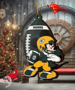 NFL Green Bay Packers Mickey Mouse Christmas Ornament 2023 Christmas Tree Decorations