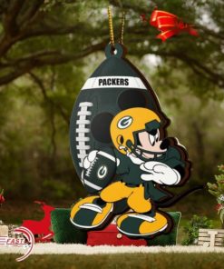 NFL Green Bay Packers Mickey Mouse Christmas Ornament 2023 Christmas Tree Decorations