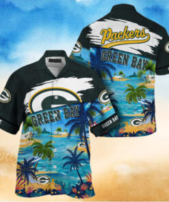 NFL Green Bay Packers Palm Tree Hot Summer Hawaiian Shirt Gifts Sport Fans