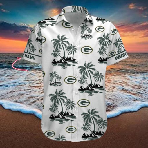 NFL Green Bay Packers Palm Tree Tropical Summer Hawaiian Shirt