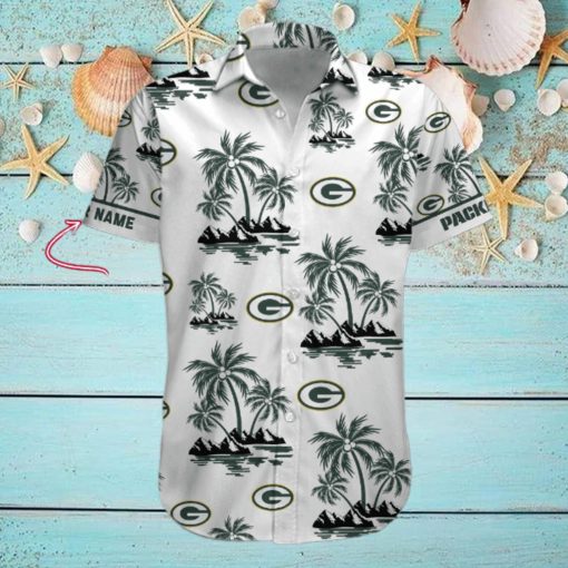 NFL Green Bay Packers Palm Tree Tropical Summer Hawaiian Shirt