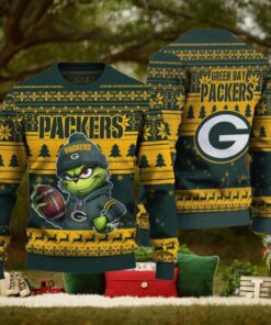 NFL Green Bay Packers The Grinch Ugly Christmas Sweater