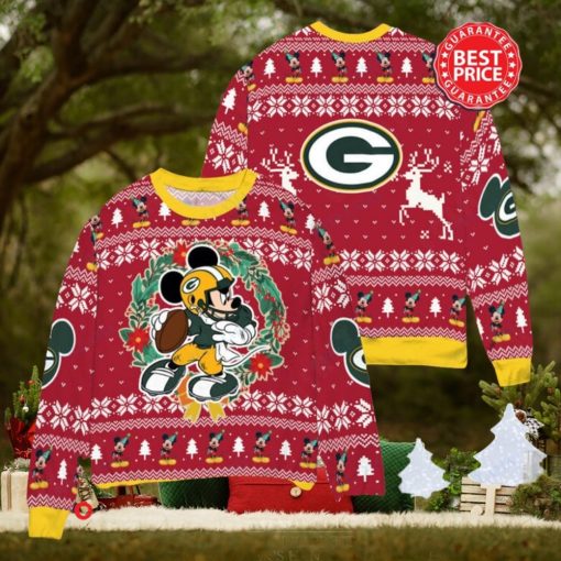 NFL Green Bay Packers x Mickey Mouse Christ Ugly Sweater