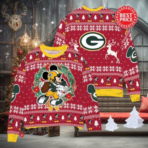 NFL Green Bay Packers x Mickey Mouse Christ Ugly Sweater