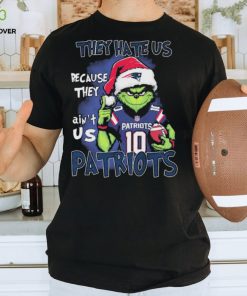 NFL Grinch Christmas They Hate Us Because Ain’t Us New England Patriots Shirt